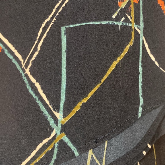 Banana Republic Factory Navy with Random Graphic Pattern - Picture 4 of 4